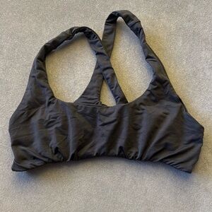 Blue Life xs black bikini top